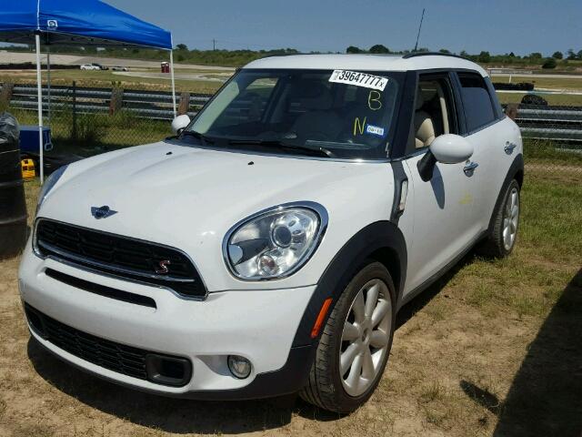 WMWZC3C55FWT01518 - 2015 MINI COOPER S C WHITE photo 2