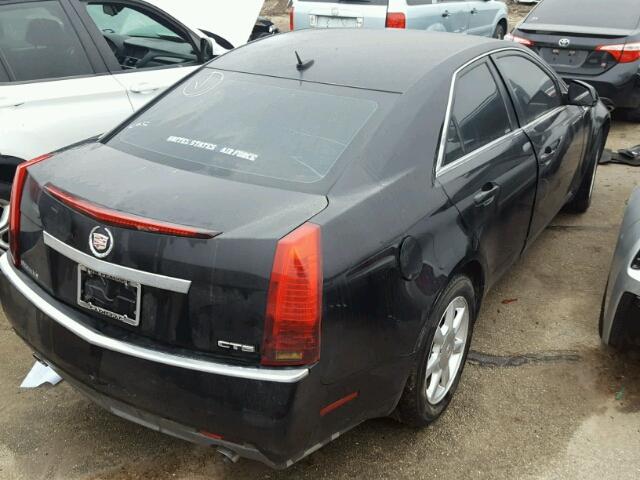 1G6DF577280151579 - 2008 CADILLAC CTS BLACK photo 4