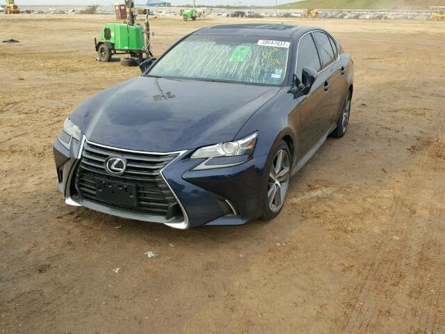 JTHBA1BL9GA001248 - 2016 LEXUS GS BLUE photo 2