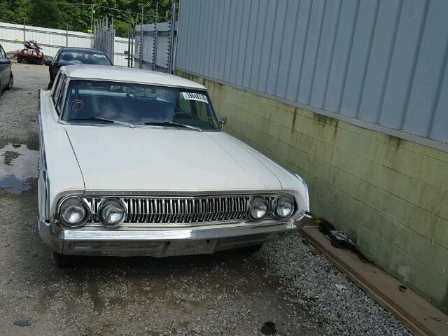 4W42Y551836 - 1964 MERCURY MONTEREY WHITE photo 9