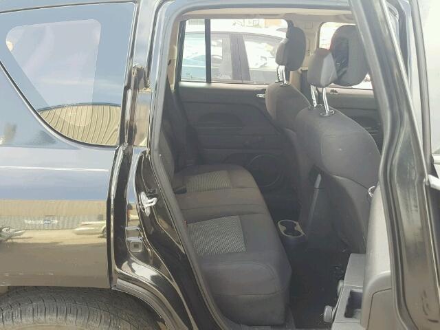 1J4NT4FBXAD504024 - 2010 JEEP COMPASS SP BLACK photo 6