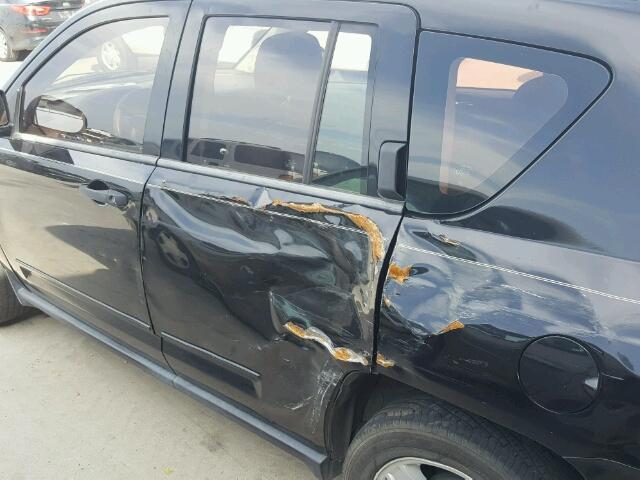 1J4NT4FBXAD504024 - 2010 JEEP COMPASS SP BLACK photo 9