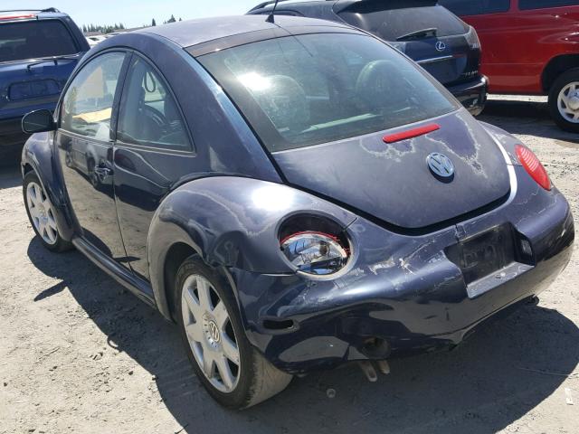 3VWDD21C01M451323 - 2001 VOLKSWAGEN NEW BEETLE PURPLE photo 3
