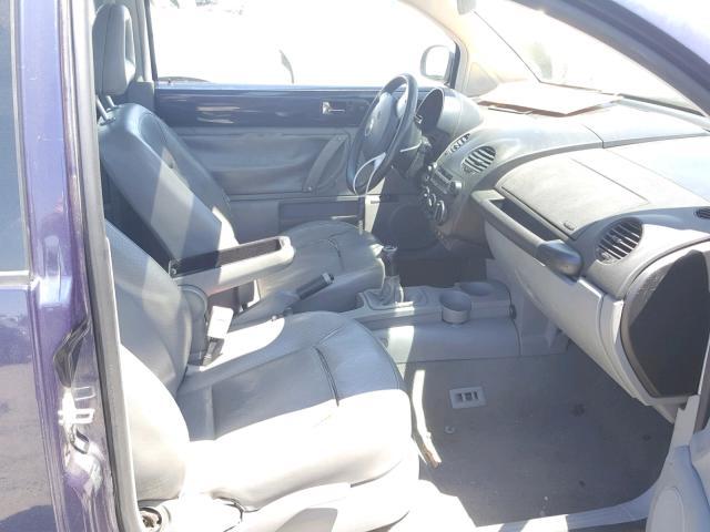 3VWDD21C01M451323 - 2001 VOLKSWAGEN NEW BEETLE PURPLE photo 5