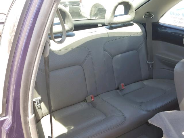 3VWDD21C01M451323 - 2001 VOLKSWAGEN NEW BEETLE PURPLE photo 6