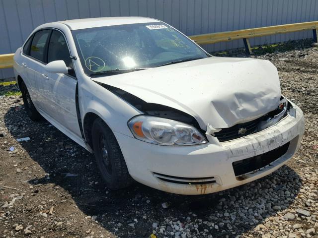 2G1WS57M391307117 - 2009 CHEVROLET IMPALA POL WHITE photo 1