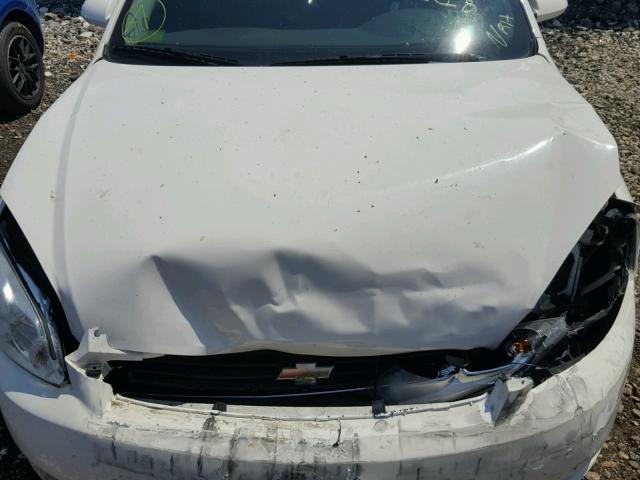 2G1WS57M391307117 - 2009 CHEVROLET IMPALA POL WHITE photo 7