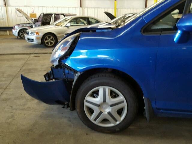 JHMGD37488S051645 - 2008 HONDA FIT BLUE photo 9