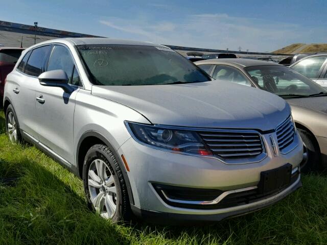 2LMTJ6JRXGBL42588 - 2016 LINCOLN MKX SILVER photo 1