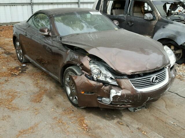 JTHFN45Y879012693 - 2007 LEXUS SC 430 BROWN photo 1