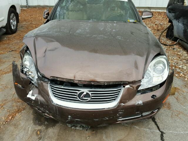 JTHFN45Y879012693 - 2007 LEXUS SC 430 BROWN photo 10