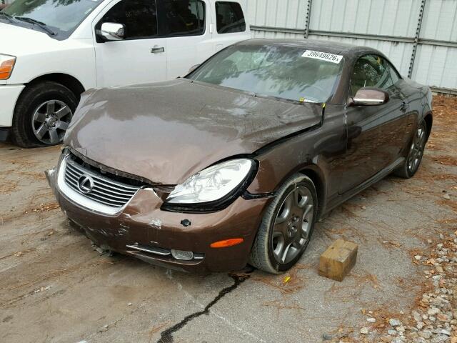 JTHFN45Y879012693 - 2007 LEXUS SC 430 BROWN photo 2