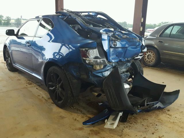JTKJF5C79E3084715 - 2014 TOYOTA SCION TC 蓝色 照片 3