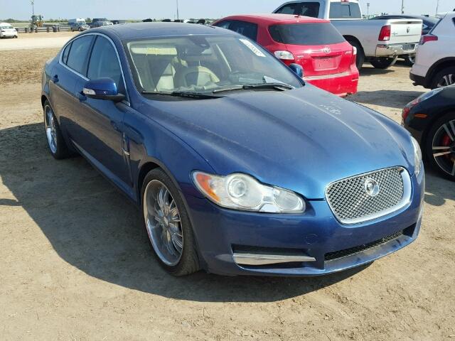 SAJWA06B29HR10748 - 2009 JAGUAR XF BLUE photo 1