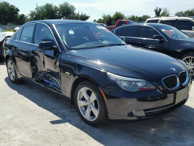 WBANV135X8CZ54640 - 2008 BMW 528 XI BLACK photo 1