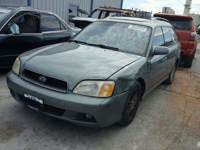 4S3BH625X47305841 - 2004 SUBARU LEGACY L S GREEN photo 2