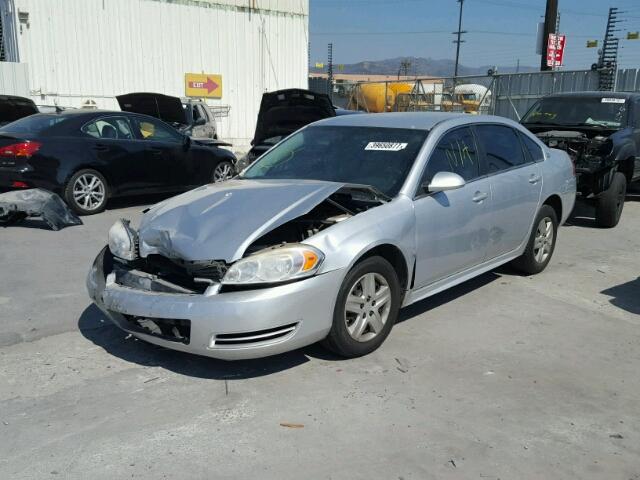 2G1WB57N091240596 - 2009 CHEVROLET IMPALA LS GRAY photo 2