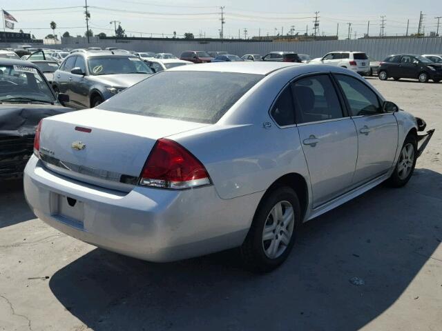 2G1WB57N091240596 - 2009 CHEVROLET IMPALA LS GRAY photo 4