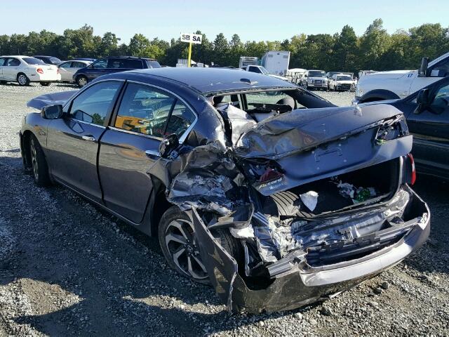 1HGCR2F84GA135435 - 2016 HONDA ACCORD EXL GRAY photo 3