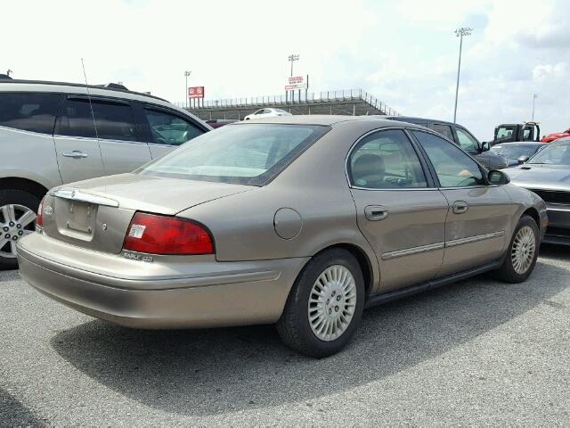 1MEFM50U02A631650 - 2002 MERCURY SABLE GS BEIGE photo 4