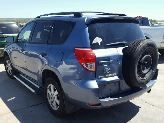 JTMZD33V366005316 - 2006 TOYOTA RAV4 BLUE photo 3