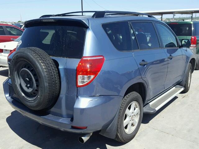 JTMZD33V366005316 - 2006 TOYOTA RAV4 BLUE photo 4