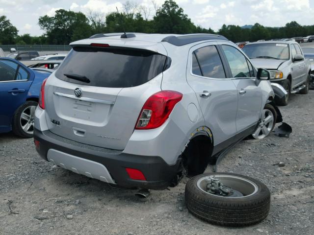 KL4CJBSB3FB243460 - 2015 BUICK ENCORE CON SILVER photo 4