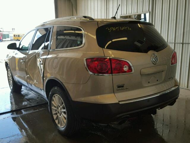 5GAKVBED0BJ349997 - 2011 BUICK ENCLAVE TAN photo 3