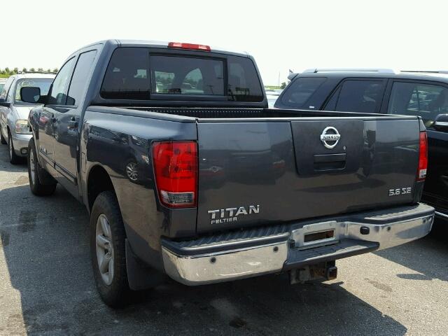 1N6AA0EC2AN325934 - 2010 NISSAN TITAN CHARCOAL photo 3