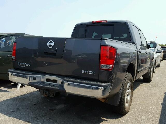 1N6AA0EC2AN325934 - 2010 NISSAN TITAN CHARCOAL photo 4