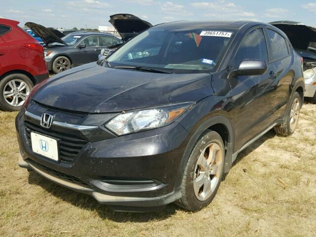 3CZRU5H30GM725090 - 2016 HONDA HR-V RED photo 2