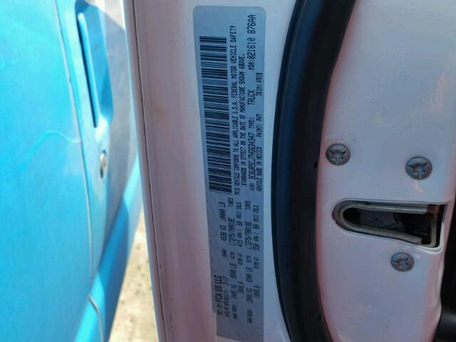 3C6UR5CJ7HG634347 - 2017 RAM 2500 ST WHITE photo 10