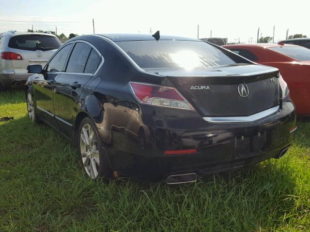 19UUA8F56CA019135 - 2012 ACURA TL BLACK photo 3