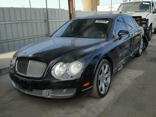 SCBBR93W58C052465 - 2008 BENTLEY CONTINENTA BLACK photo 2