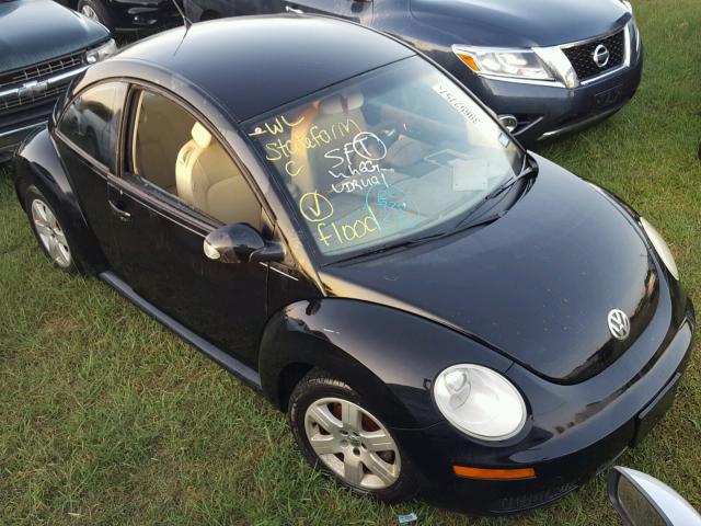 3VWPW31C27M515870 - 2007 VOLKSWAGEN NEW BEETLE BLACK photo 1