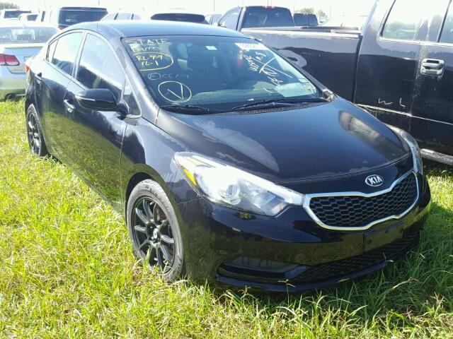 KNAFX4A69F5326906 - 2015 KIA FORTE LX BLACK photo 1