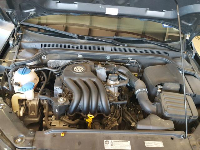 3VW2K7AJ7DM288845 - 2013 VOLKSWAGEN JETTA BASE Մոխրագույն լուսանկար 7