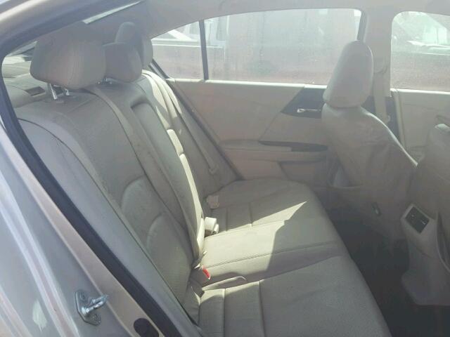 1HGCR3F86DA001253 - 2013 HONDA ACCORD EXL TAN photo 6