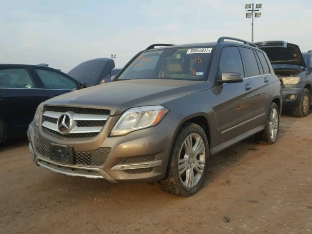 WDCGG5HB1FG355511 - 2015 MERCEDES-BENZ GLK 350 GRAY photo 2