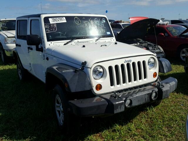 1J4BZ3H13AL180730 - 2010 JEEP WRANGLER U WHITE photo 1