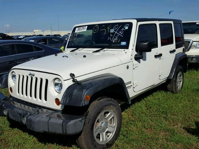 1J4BZ3H13AL180730 - 2010 JEEP WRANGLER U WHITE photo 2