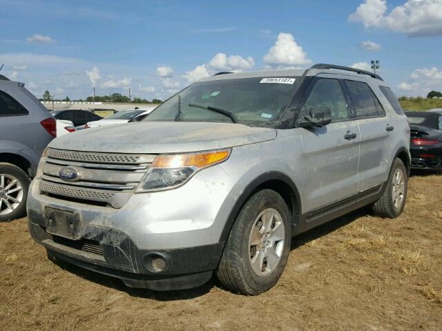 1FM5K7B83EGA99533 - 2014 FORD EXPLORER SILVER photo 2