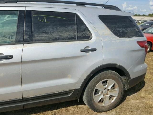 1FM5K7B83EGA99533 - 2014 FORD EXPLORER SILVER photo 9