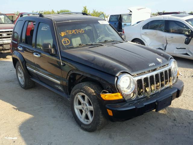 1J4GL58K07W508740 - 2007 JEEP LIBERTY LI BLACK photo 1