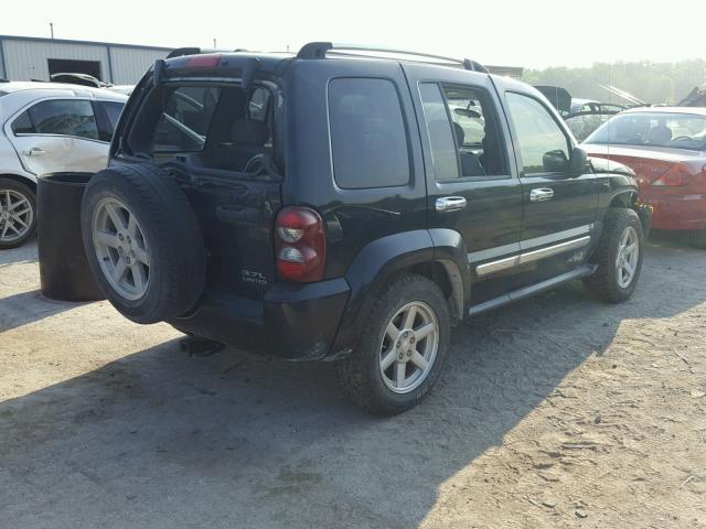 1J4GL58K07W508740 - 2007 JEEP LIBERTY LI BLACK photo 4