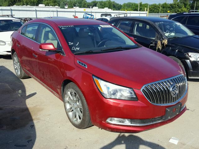 1G4GD5G3XEF194228 - 2014 BUICK LACROSSE P RED photo 1