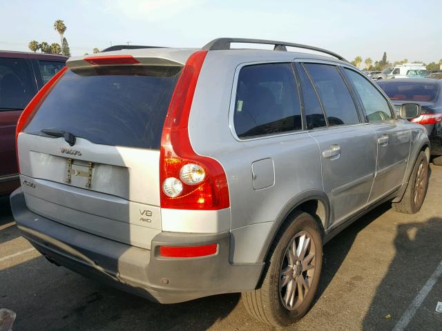 YV1CZ852651196372 - 2005 VOLVO XC90 V8 SILVER photo 4