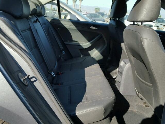 3VWDP7AJ4CM303780 - 2012 VOLKSWAGEN JETTA SE GRAY photo 6
