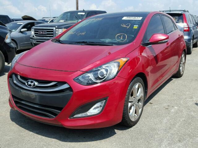 KMHD35LH1EU192709 - 2014 HYUNDAI ELANTRA GT RED photo 2