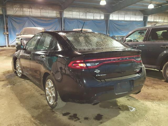 1C3CDFCH8DD316660 - 2013 DODGE DART LIMIT BLACK photo 3